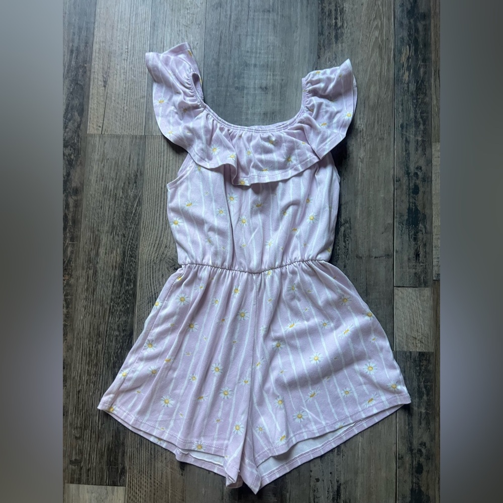 Pink Ruffled Floral Dress